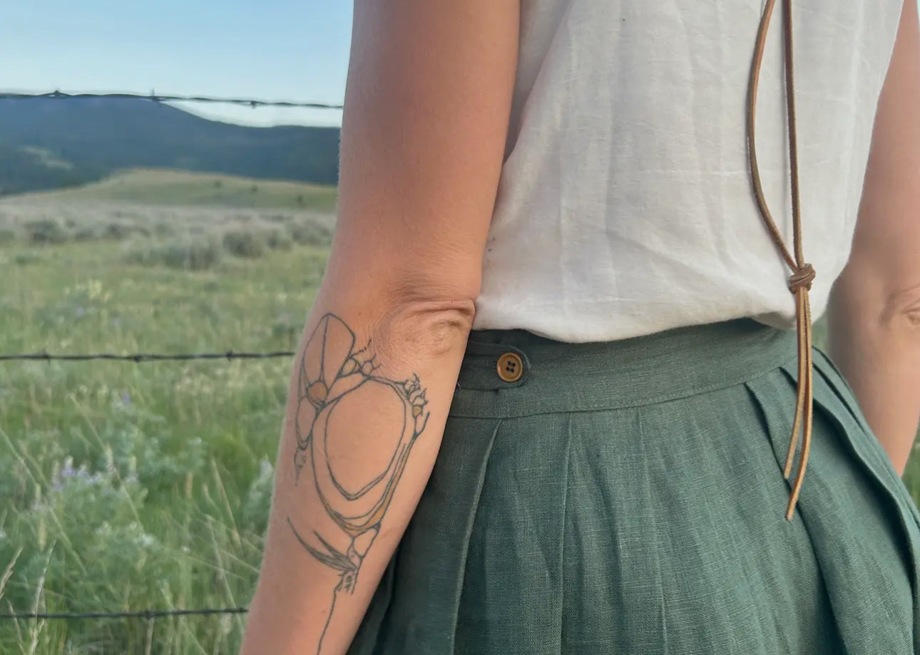 Linen Field Skirt