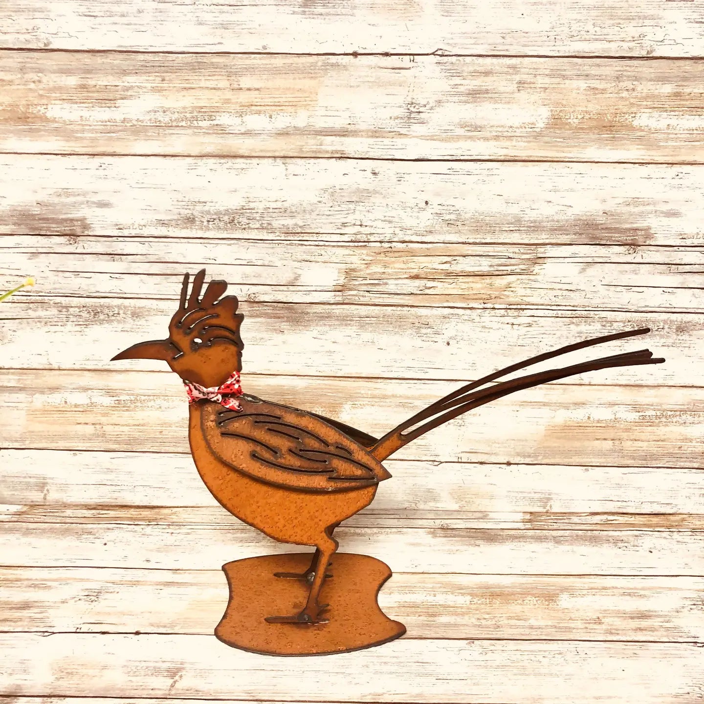 Medium Southwestern Roadrunner Garden Sculpture