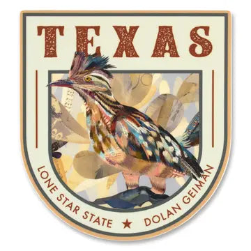 Sticker | Texas Sticker | Bird Sticker | Roadrunner