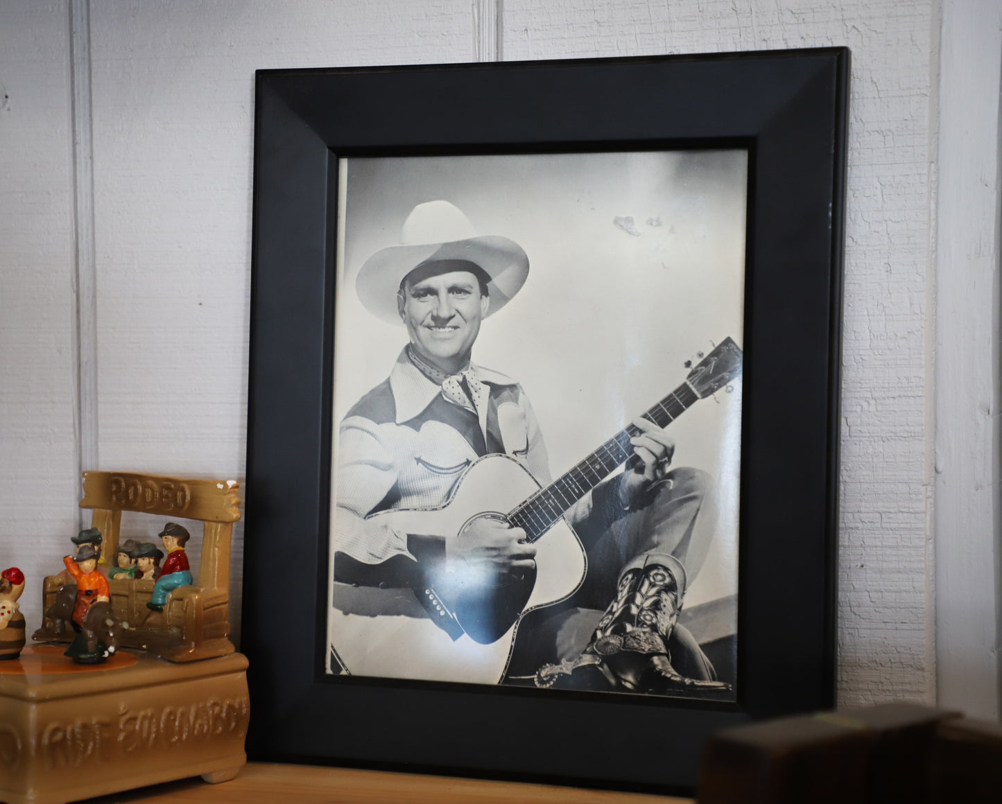 Framed Gene Autry Print