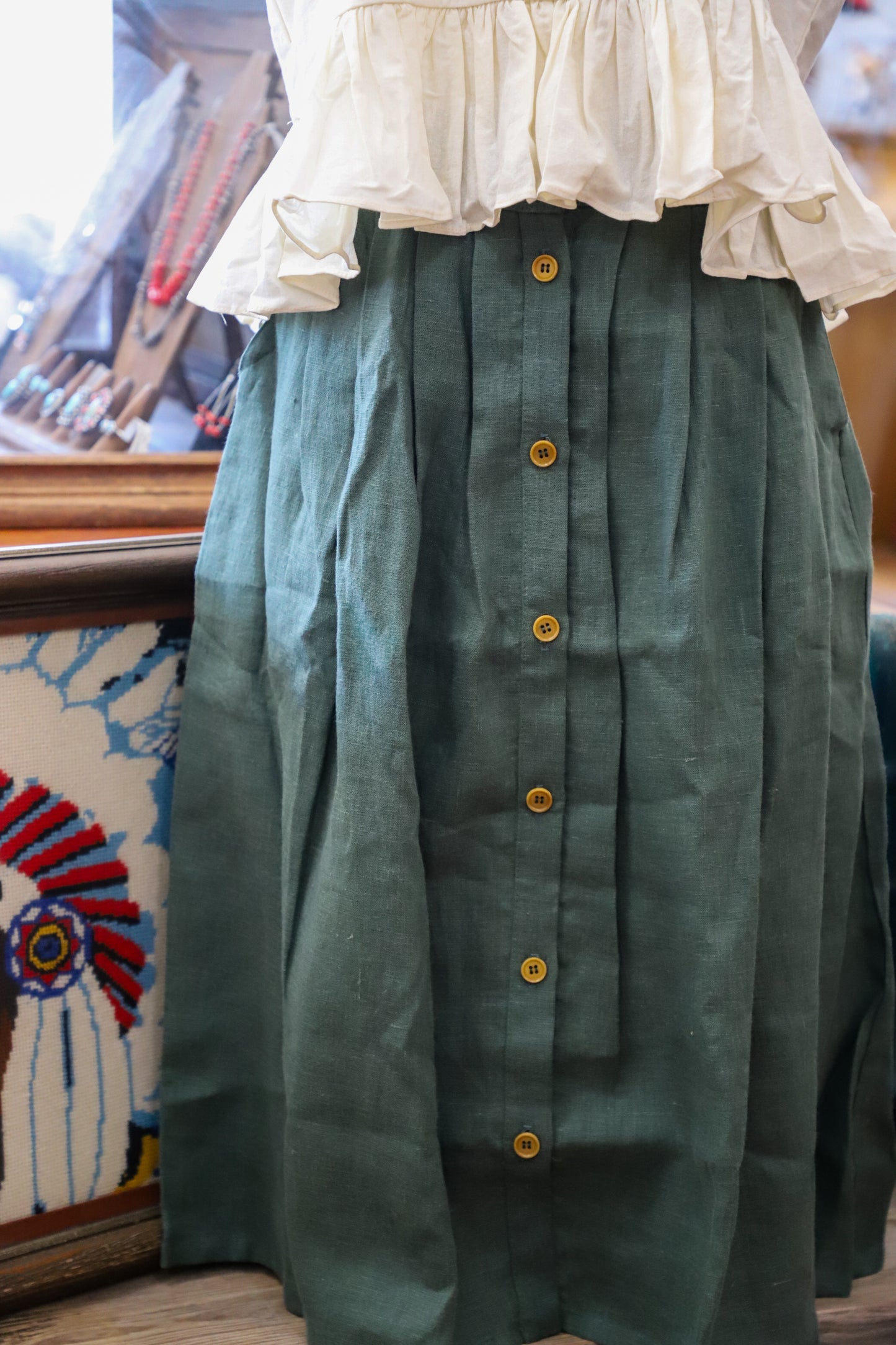 Linen Field Skirt