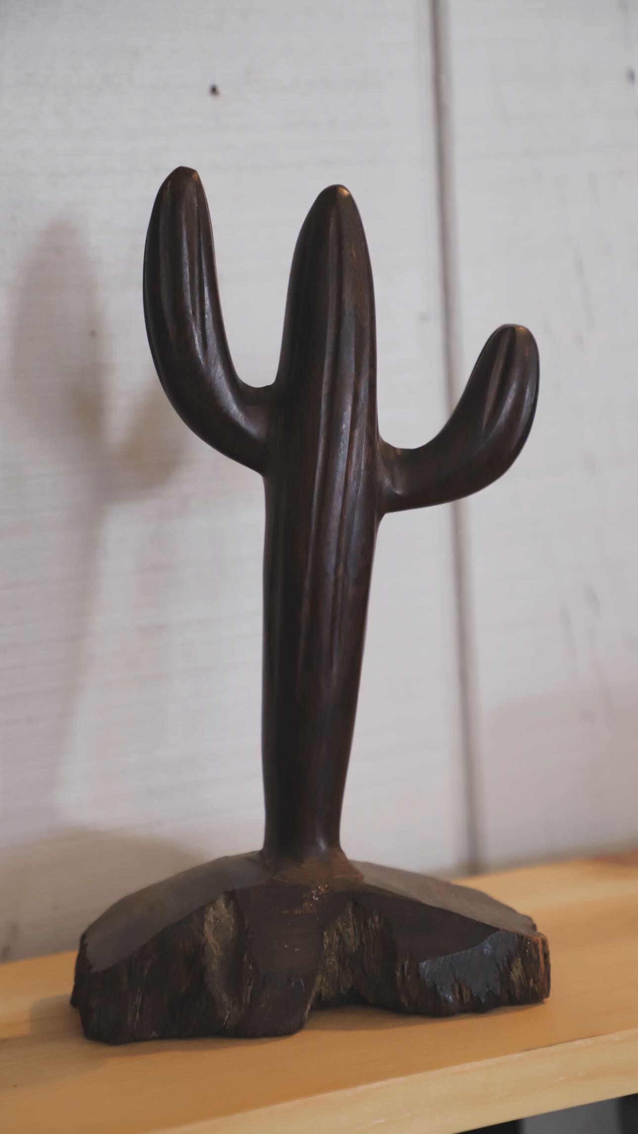 Mid Century Ironwood Saguaro