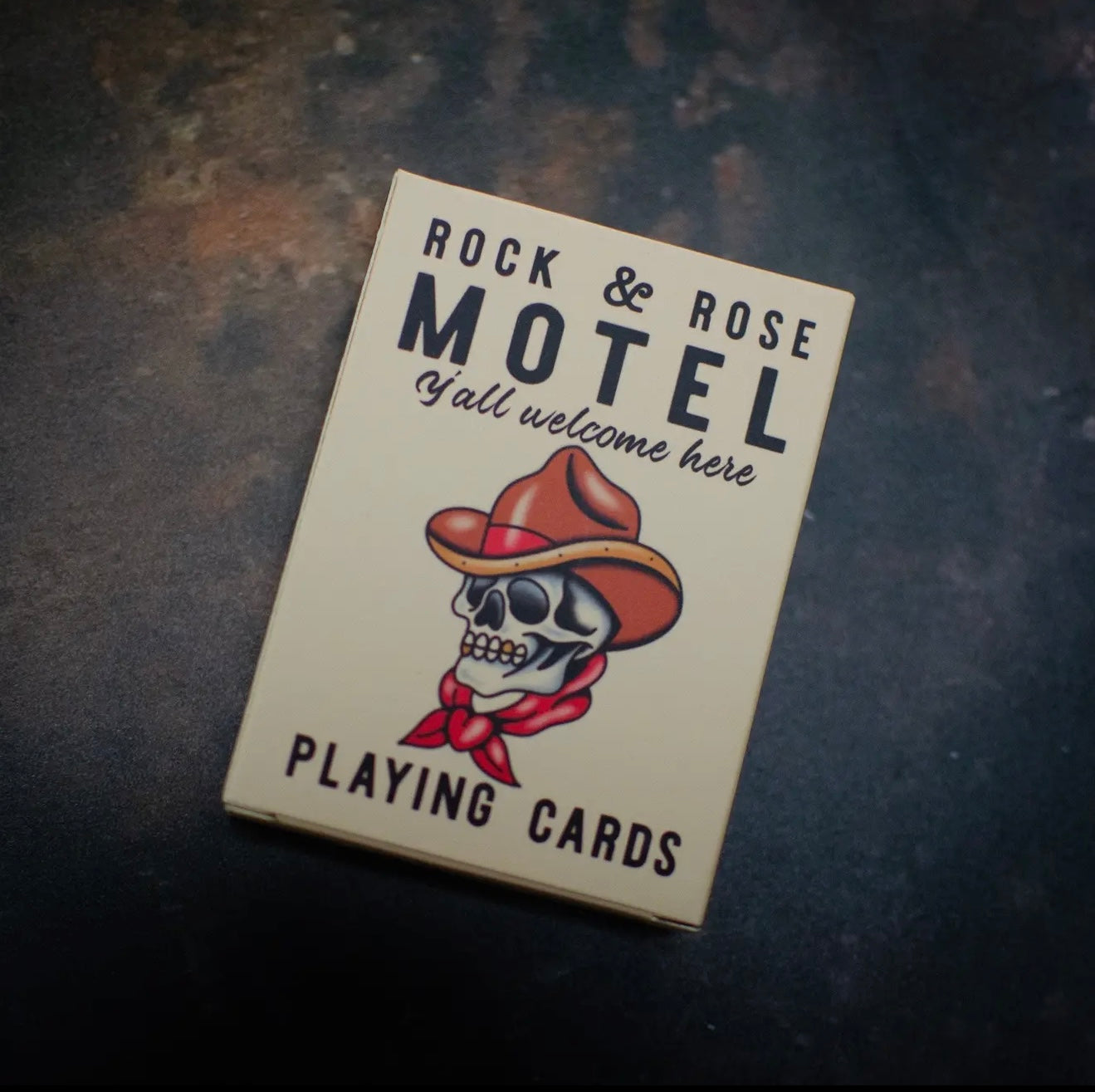 Rock And Rose Motel Playing Cards