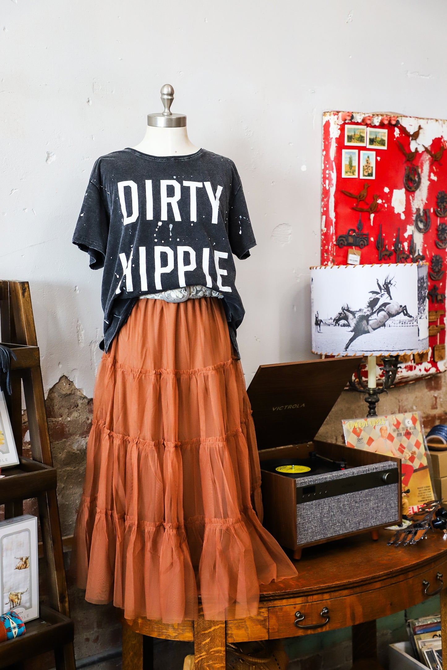 Rodeo Rebellion Tulle Midi Skirt
