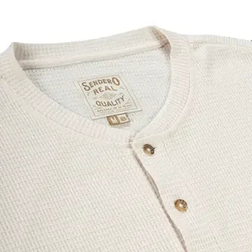 The Maverick Henley - Vintage White