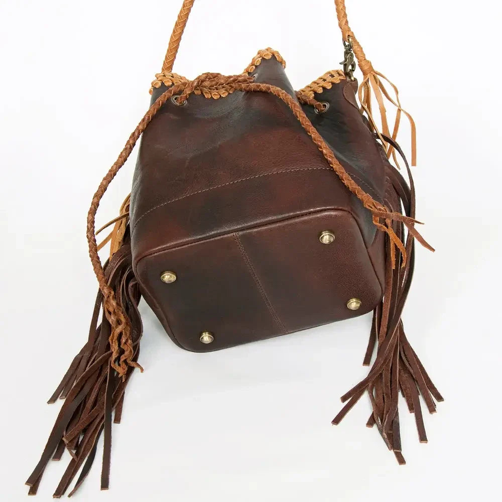 Braided Leather Bag