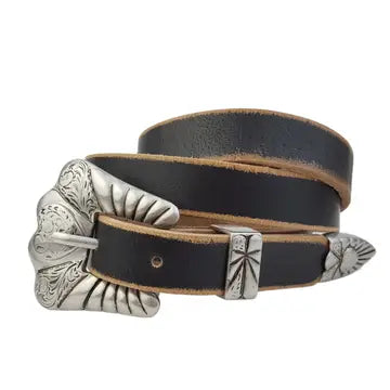Western skinny belt