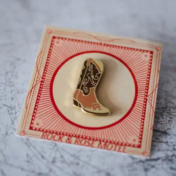 Cowboy Boot Enamel Pin