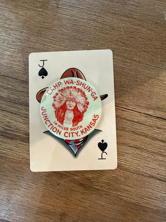 Vintage CampWa-Shun-Ga Pin