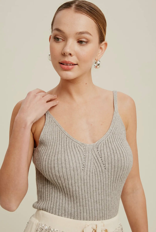Knit Ribbed Cami