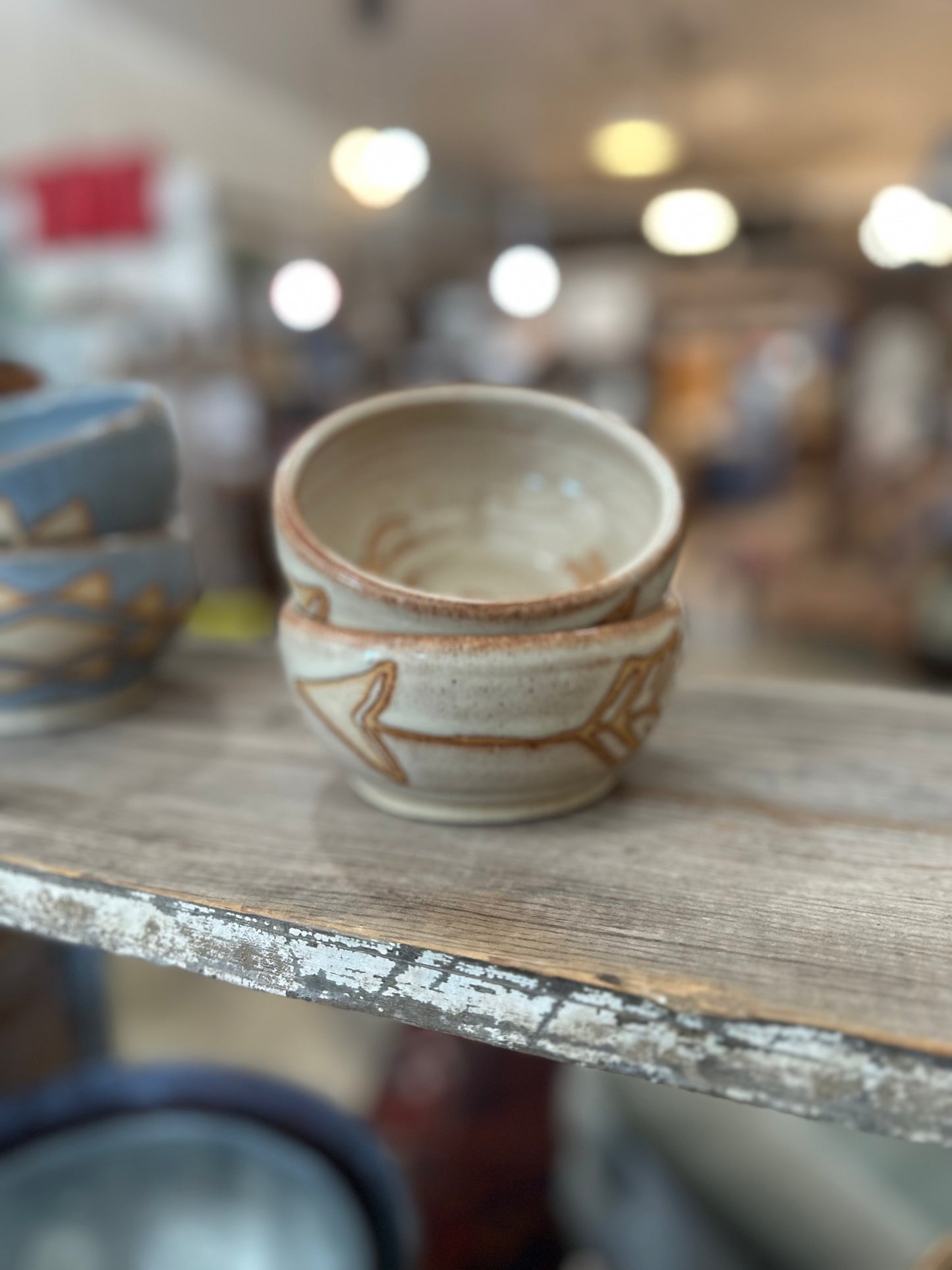 Aztec deer bowl set (2)