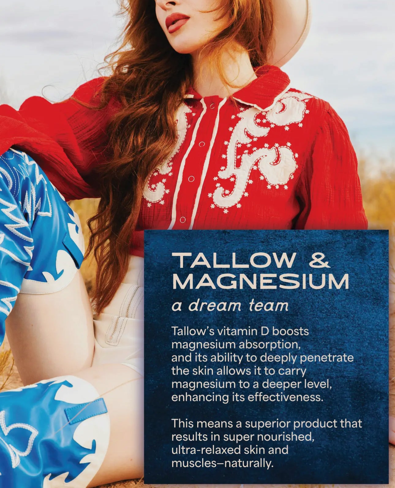Magnesium Lavender Tallow Cream 4oz - Sleep, Sore Muscles