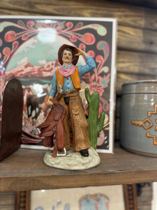 Vintage Homco Cowboy
