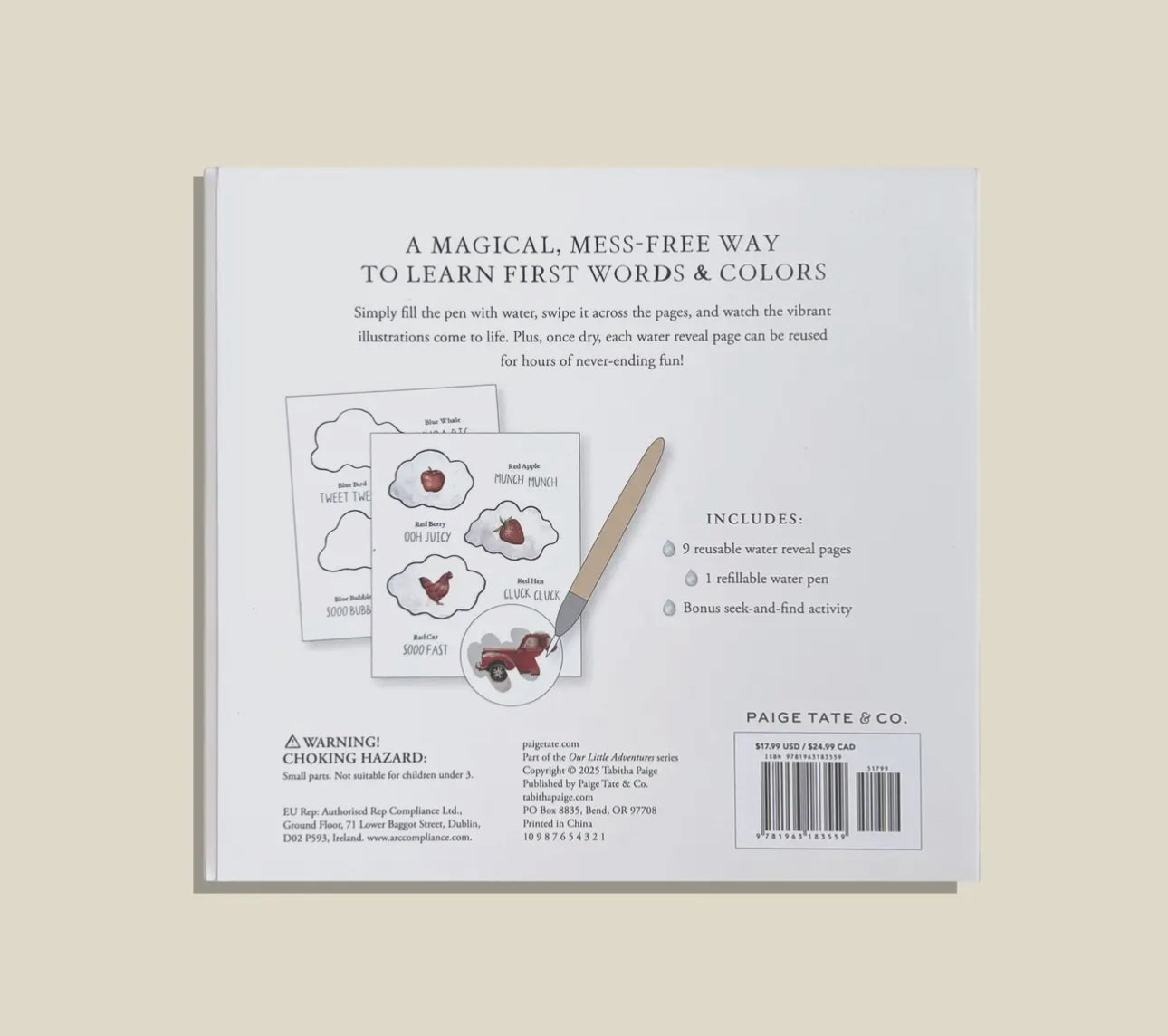 Wishy Washy Water Reveal book