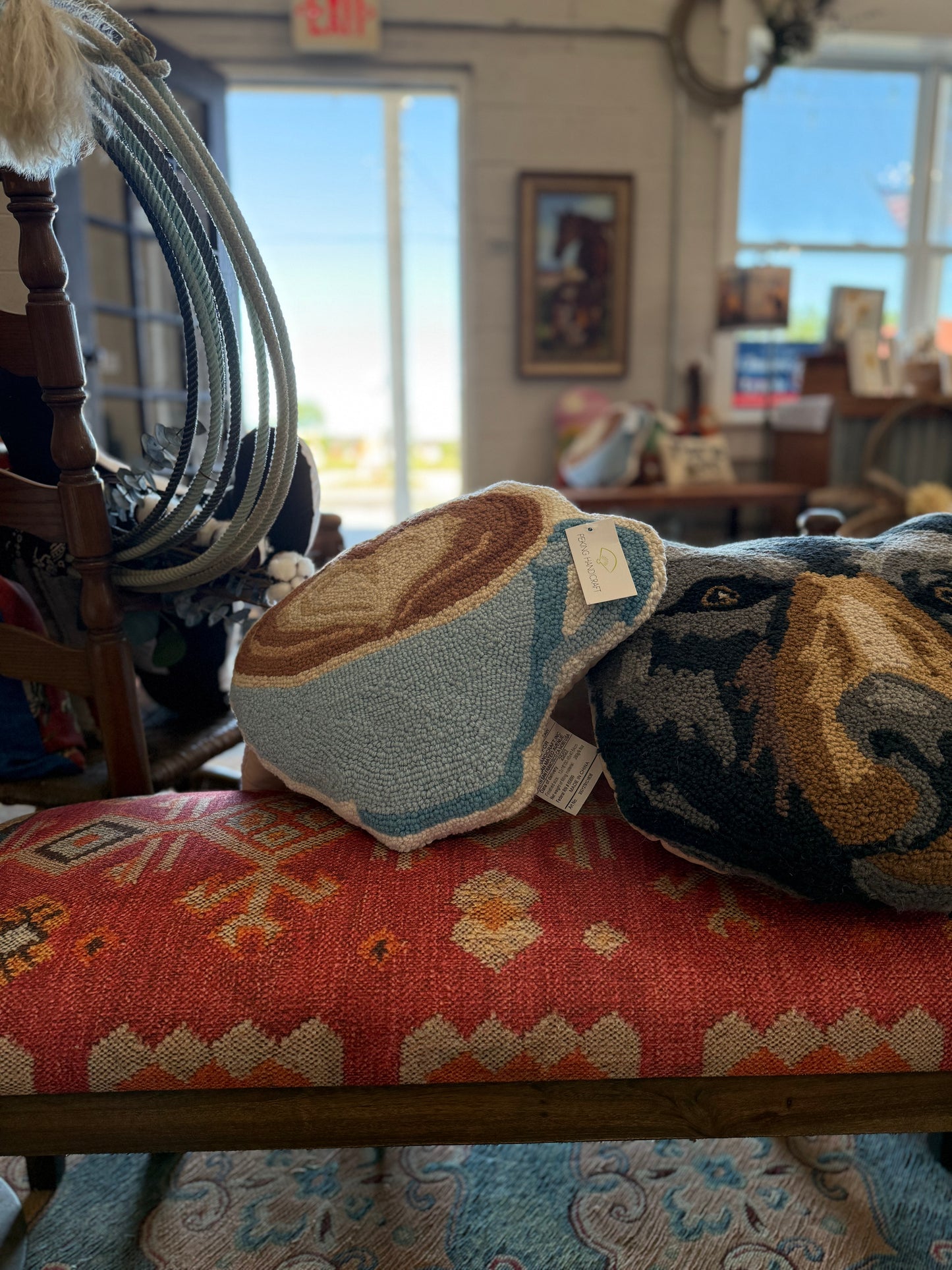 Latte Hook Pillow