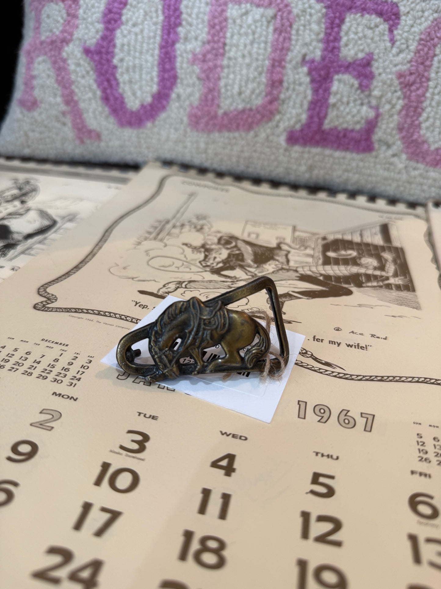 Vintage Brass Toned Buckle
