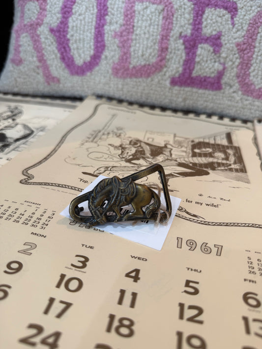 Vintage Brass Toned Buckle