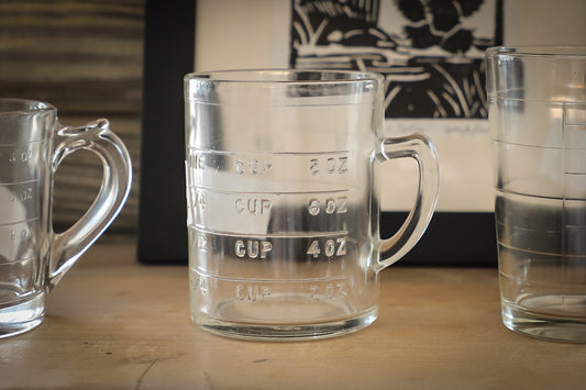 Hazel Atlas 8oz Glass Measuring Cup