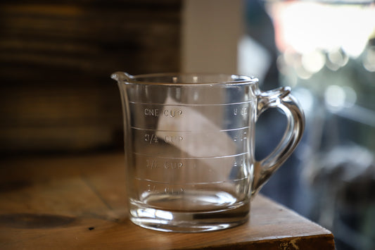 8oz Glass Measuring Cup With Handle