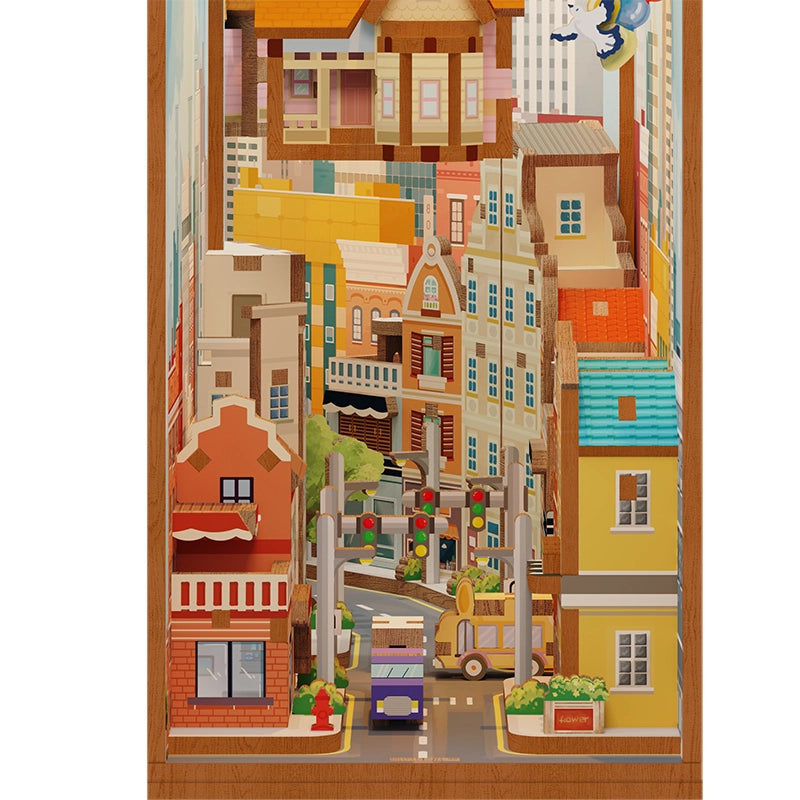 Diy Miniature House Book Nook Kit: Travel with the Wind