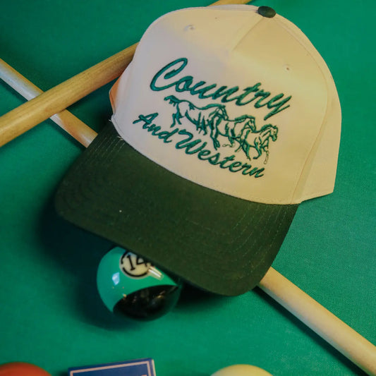 Country and Western Two Tone Trucker Hat