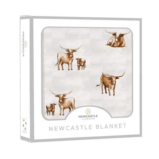 Longhorn Bamboo Blanket