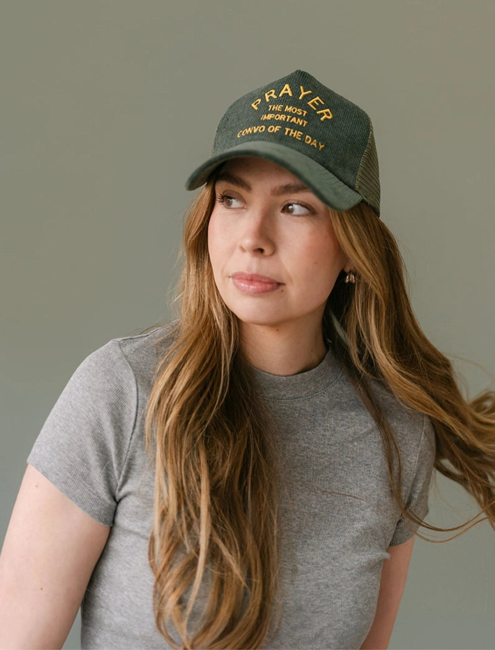 Prayer Corduroy Hat