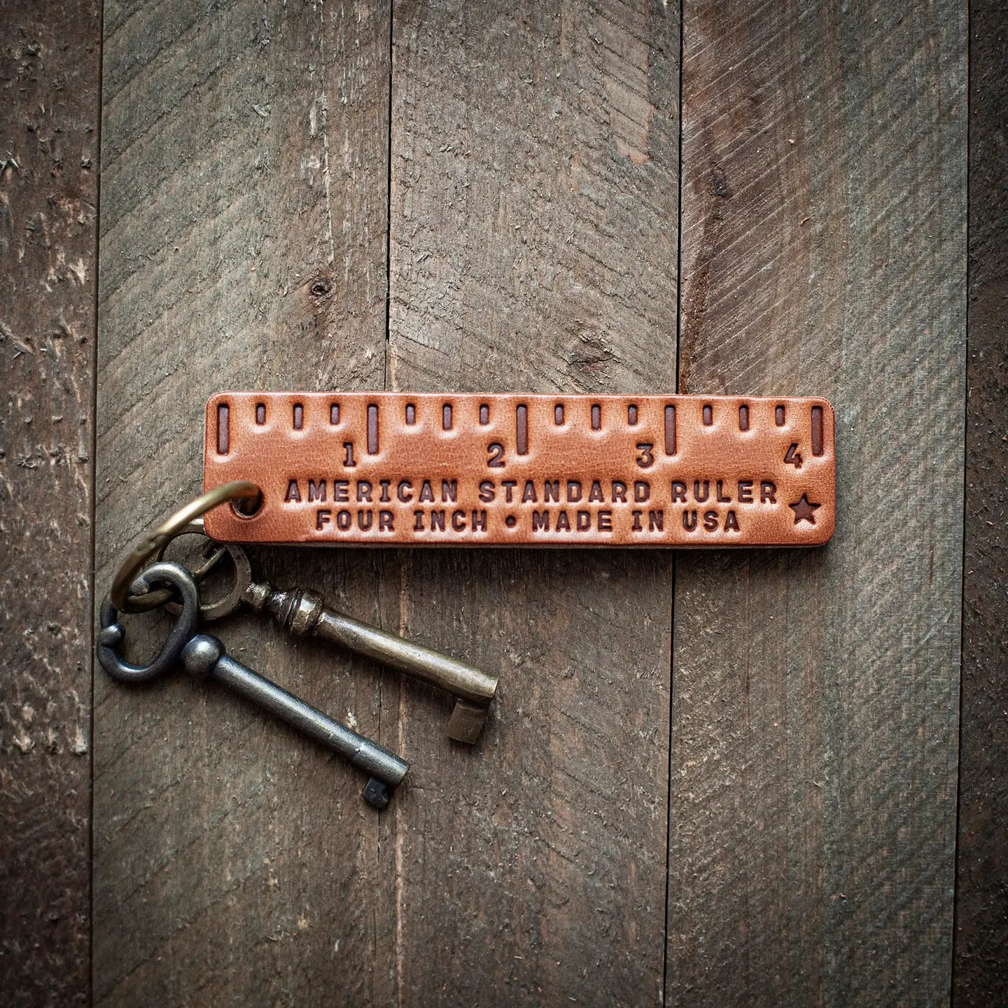 Sugarhouse leather keychains