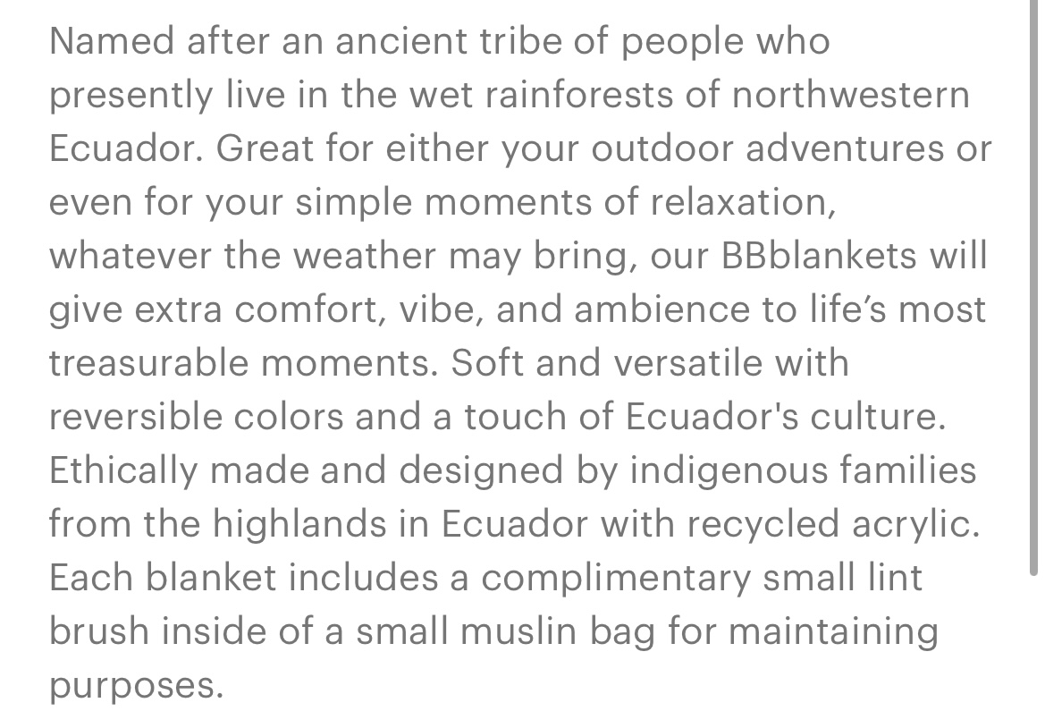 Earth-Awa Blanket