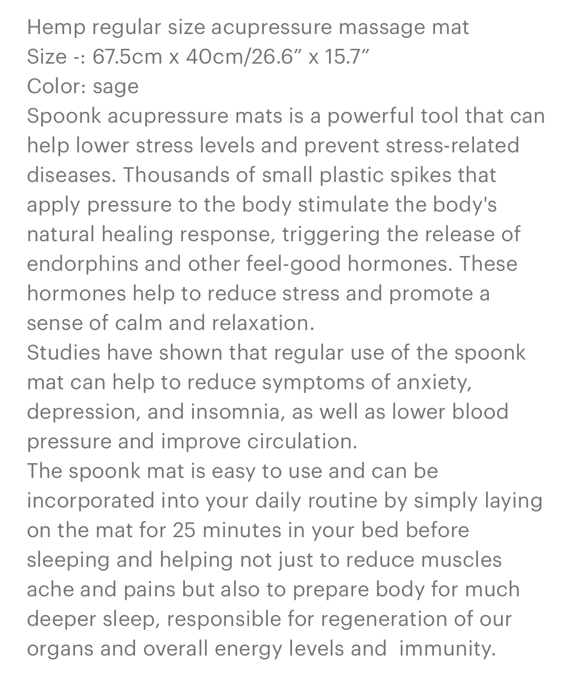 Acupressure Massage Mat