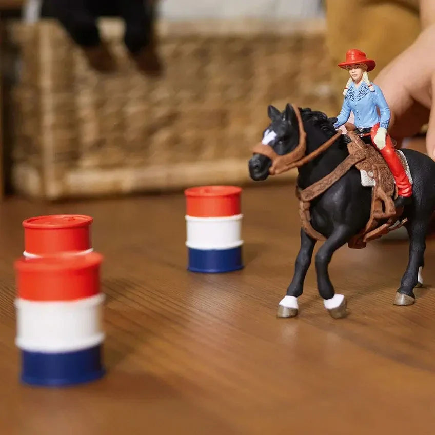 3 Barrel Rodeo Racing Playset