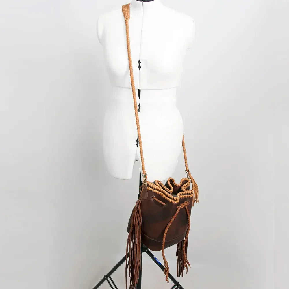 Braided Leather Bag