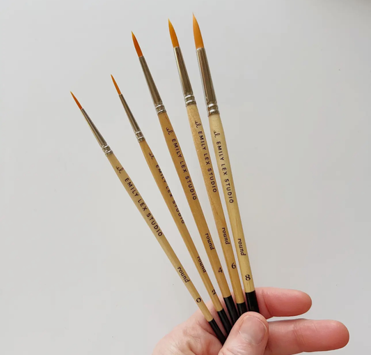 Watercolor brushes