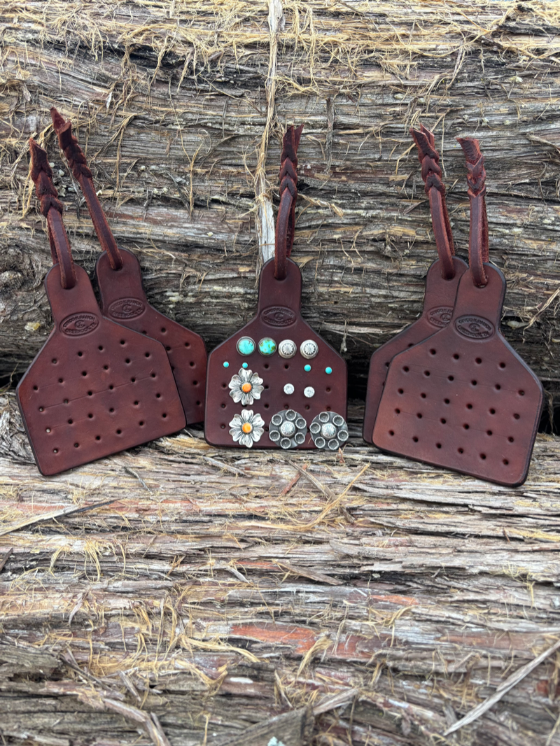 Cow Tag Earring Holders