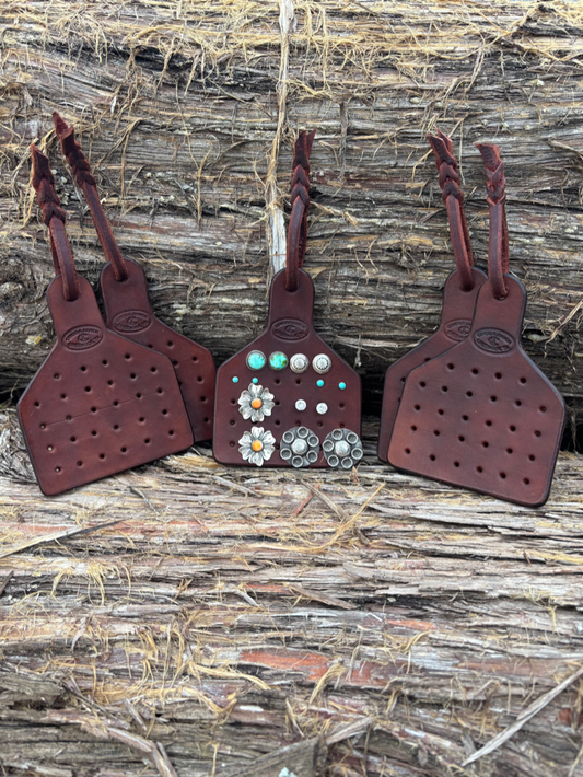 Cow Tag Earring Holders