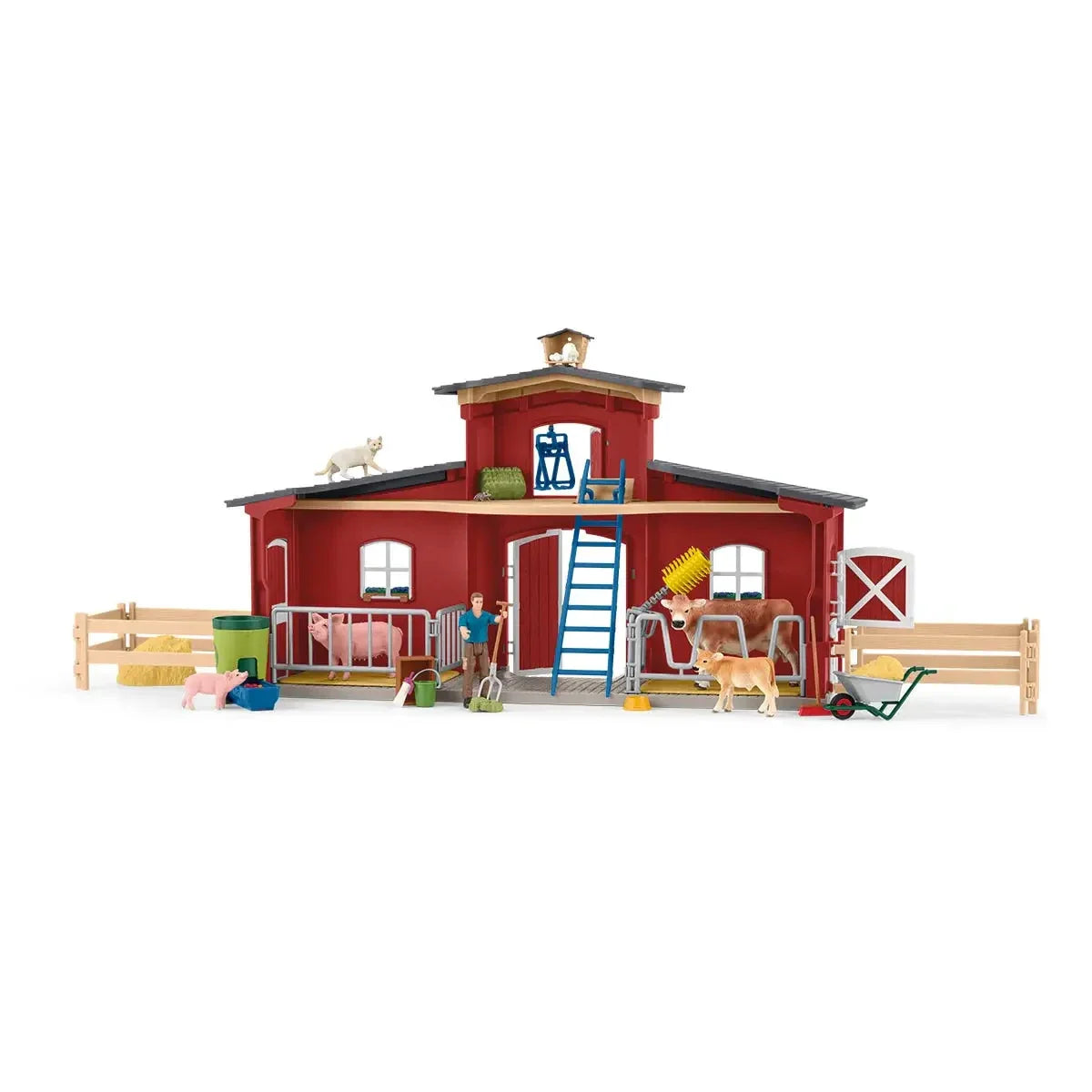 Red Barn Farm Figurine Toys Play Set